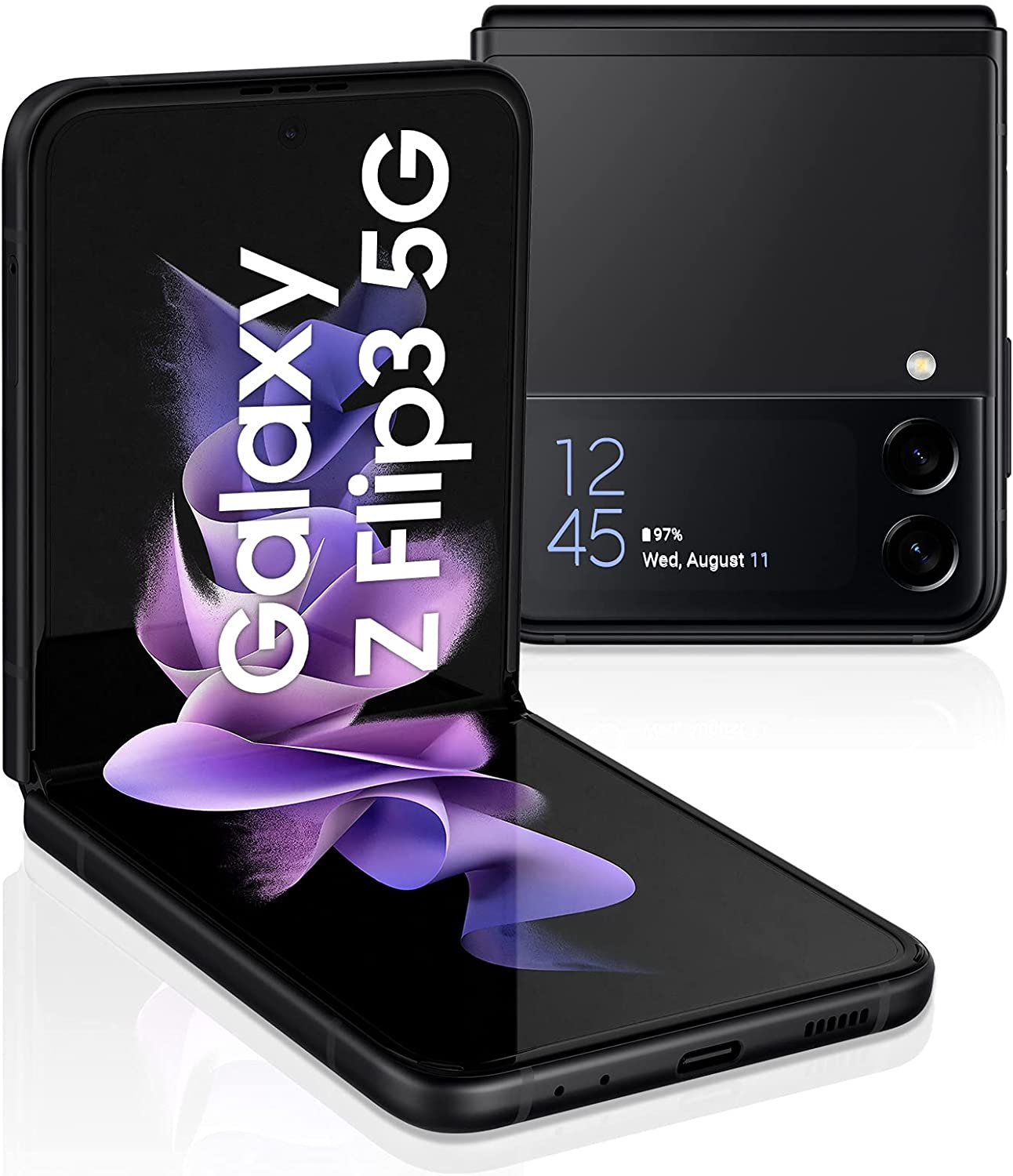Samsung Galaxy Z Flip3 5G Sim Free Smartphone Folding phone 128 GB - Black A